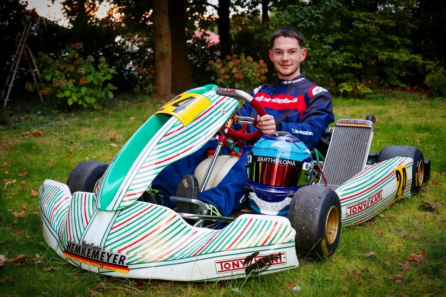 Der Blick zur nächsten Kurve: Louis Bartholomä will in die Formel 1